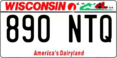 WI license plate 890NTQ