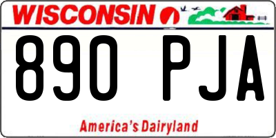 WI license plate 890PJA