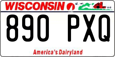 WI license plate 890PXQ