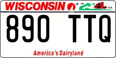 WI license plate 890TTQ