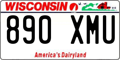 WI license plate 890XMU