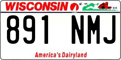 WI license plate 891NMJ
