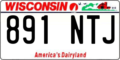 WI license plate 891NTJ