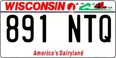 WI license plate 891NTQ