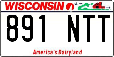 WI license plate 891NTT