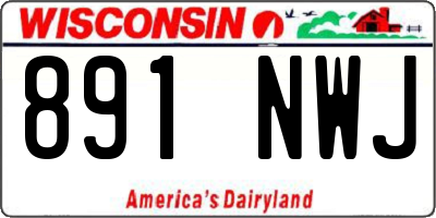 WI license plate 891NWJ