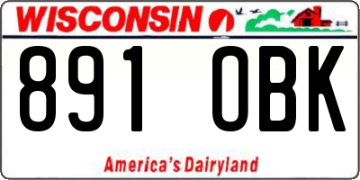WI license plate 891OBK