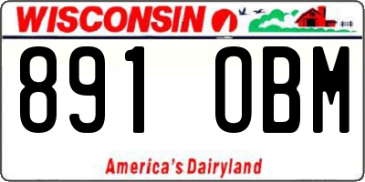 WI license plate 891OBM