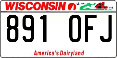 WI license plate 891OFJ