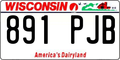 WI license plate 891PJB