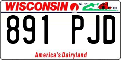 WI license plate 891PJD