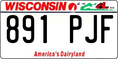WI license plate 891PJF
