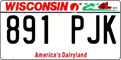 WI license plate 891PJK