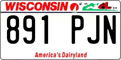 WI license plate 891PJN