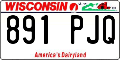 WI license plate 891PJQ