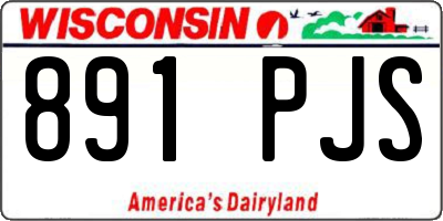 WI license plate 891PJS