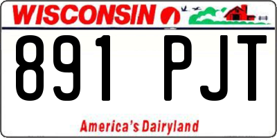 WI license plate 891PJT