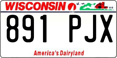 WI license plate 891PJX
