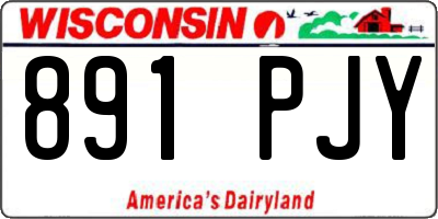 WI license plate 891PJY
