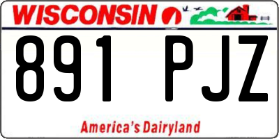 WI license plate 891PJZ