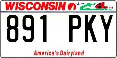 WI license plate 891PKY
