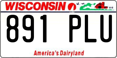 WI license plate 891PLU