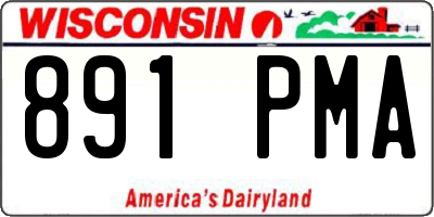 WI license plate 891PMA