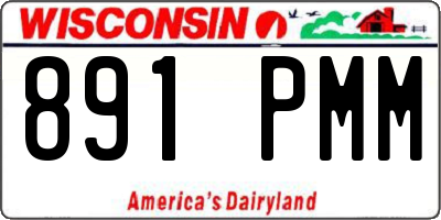 WI license plate 891PMM