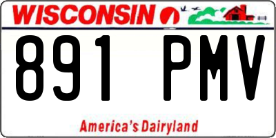 WI license plate 891PMV