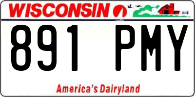WI license plate 891PMY