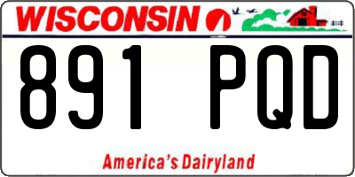 WI license plate 891PQD
