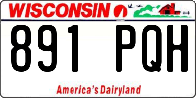 WI license plate 891PQH