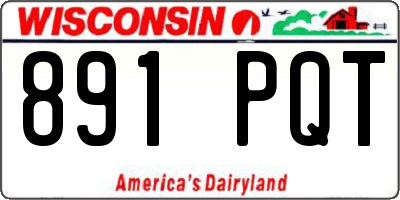 WI license plate 891PQT
