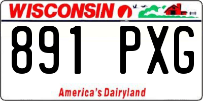 WI license plate 891PXG