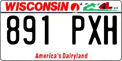 WI license plate 891PXH
