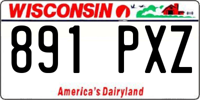 WI license plate 891PXZ