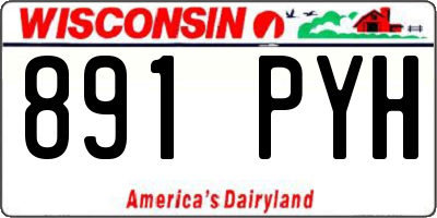 WI license plate 891PYH