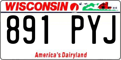 WI license plate 891PYJ