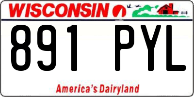 WI license plate 891PYL