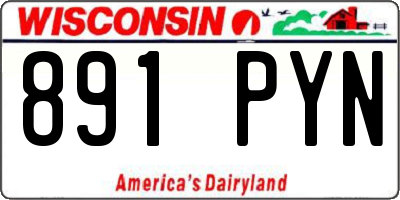 WI license plate 891PYN