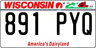WI license plate 891PYQ