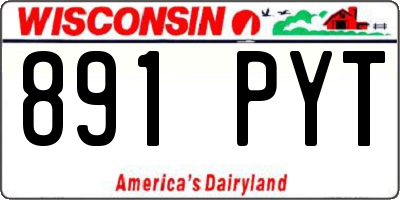 WI license plate 891PYT
