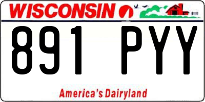 WI license plate 891PYY