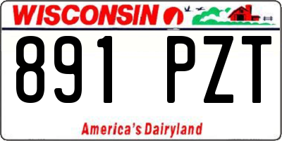 WI license plate 891PZT