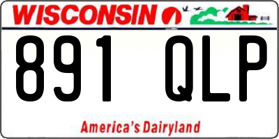 WI license plate 891QLP