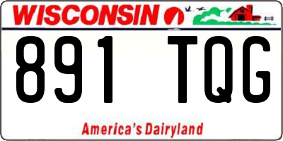 WI license plate 891TQG