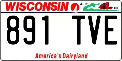 WI license plate 891TVE