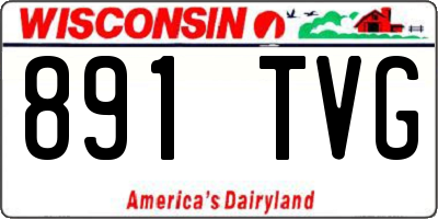 WI license plate 891TVG