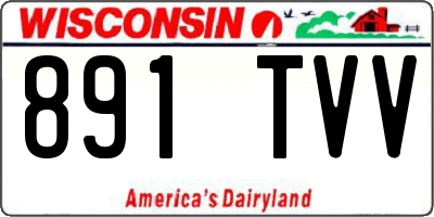 WI license plate 891TVV