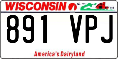 WI license plate 891VPJ